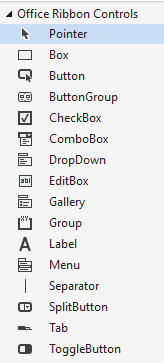 ribbon group controls